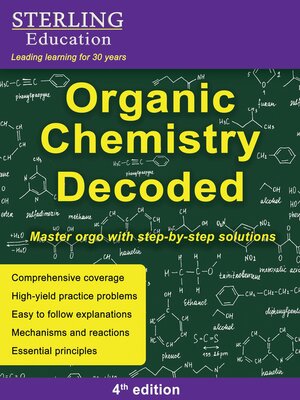 cover image of Organic Chemistry Decoded